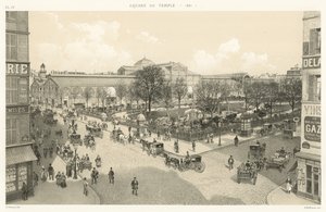 テンプルスクエア、1881 作： French School