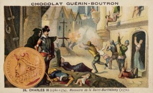 聖バルトロメオの日の大虐殺 作： French School