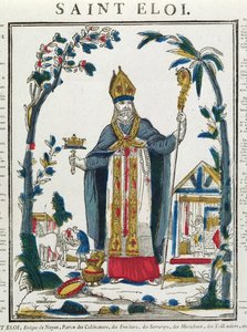 セントエロイ（c.588-660） 作： French School