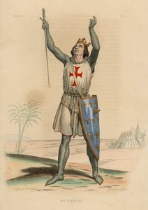 St.Louis(色付きの彫刻) 作： French School