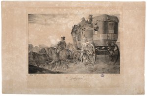 ステージコーチ、1823 作： French School