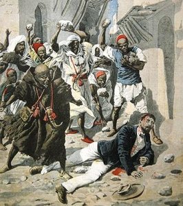 1907年4月7日、マラケシュのドクターエミールモーシャン、死去するまでのルプチジャーナルの表紙 作： French School