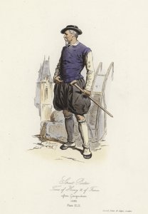 フランスのヘンリー3世時代のストリートポーター 作： French School