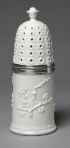 シュガーキャスター、メーカーSaint Cloud Porcelain Factory、c.1732-1738 作： French School