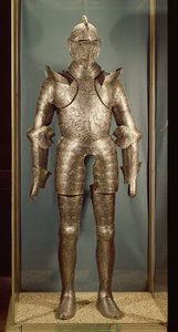 アンリ2世の鎧のスーツ（1519-59）（鉄） 作： French School