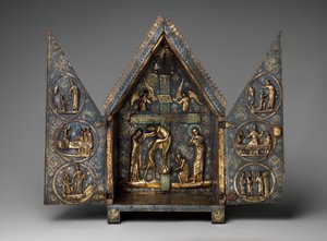 チェルベスの幕屋 1220～30年頃（銅、シャンルベ・エナメル 作： French School