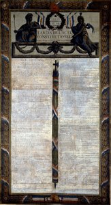 1793年の憲法の表 作： French School