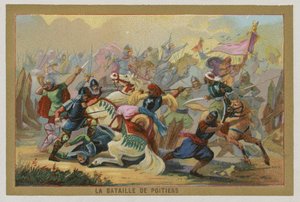 ポワティエの戦い、フランス、732 作： French School