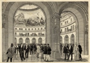 商取引委員会 - パリ第1区 - 1889年 - 「le Monde illustrious - 1889」に掲載された版画 作： French School