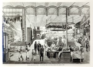 カフェ・リッシュの新しいキッチン、1866 作： French School