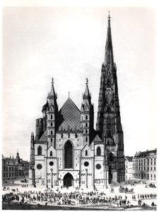 1821年、ウィーンの聖シュテファン大聖堂