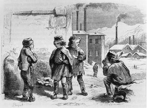 工場の子供たち、1842
