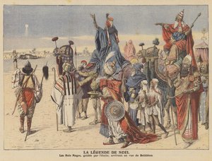クリスマスの物語（カラーリトグラフ 作： French School