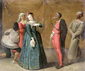 Commedia dellArte Company（231072も参照） 作： French School