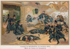 バニューでの戦闘中にダンピエールコントの死 作： French School