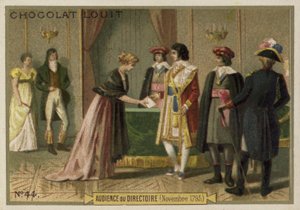 ディレクトリ、フランス革命、1795年11月 作： French School