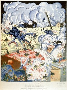 発明家の夢 - 1917年10月25日付「The Bayonet」にて 作： French School