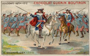 ヴィッラヴィチョーザの戦いにおけるヴァンドーム公爵（クロモリト 作： French School