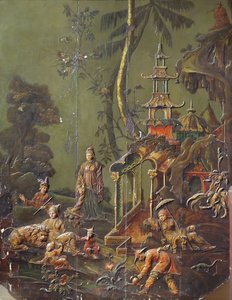「ザアース」、ホテルリシュリューのグランドキャビネットシノワの詳細、ヴォージュ広場、c.1728-31 作： French School