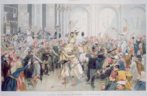 エルサレムの聖火のイースター行列、1895 作： French School