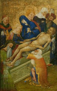 キリストの墓、1410-15年頃（木製パネルに塗装） 作： French School