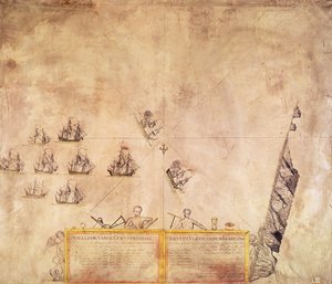 セントヘレナ沖のオランダインディーズ艦隊、1746年