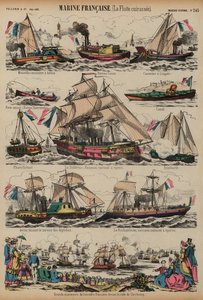 フランス海軍（彩色済み彫刻 作： French School