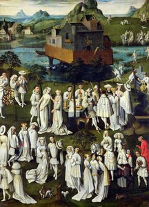 1431年にエダン城の庭園にあるフィリップの善の宮廷の愛の庭園 作： French School