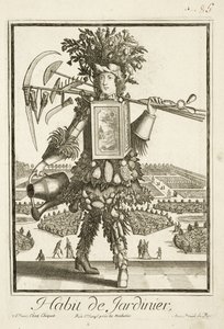 ガーデナーコスチューム、デニスディドロのDictionnaire des Sciencesによるイラスト（1713-84）c.1770公開 作： French School