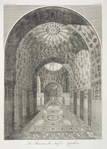 1811年に発表されたジャンシャルダン（1643-1713）によるシュヴァリエシャルダンアンペルスの航海からのイスファハンのユダヤ人の家
