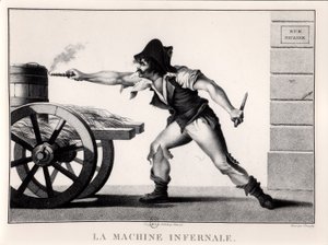 The Infernal Machine、rue Saint-Nicaise、パリ、1800年12月24日 作： French School