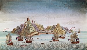 セントヘレナ島、ナポレオンボナパルト将軍の亡命の場所（1769-1821） 作： French School