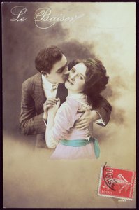 キス、1910-20 作： French School