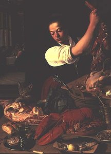 The Kitchen Maid 作： French School