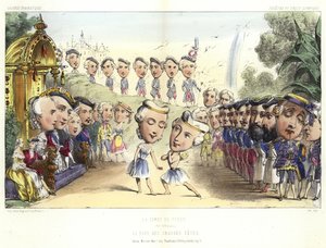 大きな頭の土地 作： French School