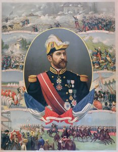 ジョルジュ将軍アーネストブーランジェの生涯（1837-91）、1886年頃 作： French School