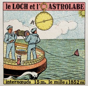 ロッホとアストロラーベ、航海用計器。 作： French School