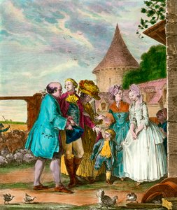 The Lord and his farmer. 18th century engraving. Private collection.   1441290   ja       japanese Successfully Translated  Original: Workhouse St. James Parish Translat: Workhouse St. James Parish 1435901 ja japanese Successfully Translated Original: The  作： French School