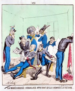 勝利を得たことを知ったヴェルサイユ宮殿のマレショセ...1870年頃のパリ・コミューンに関する漫画。
