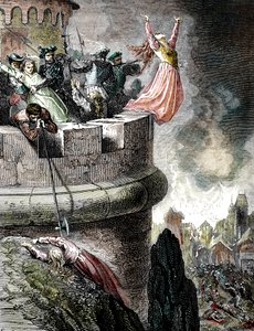 1545年、1866年のメリンドルのヴォドワの虐殺 作： French School