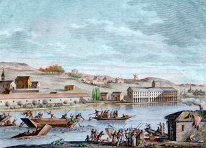 ナント溺死、恐怖の支配、1793 作： French School