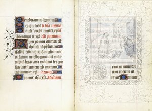 キリスト降誕、1440年頃（ベラムの写本） 作： French School