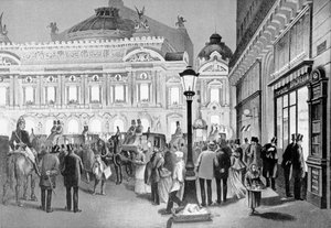 オペラ、パリ、1875-80 作： French School