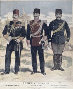 オスマン帝国軍、1895 作： French School