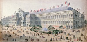 1855年の万博博覧会のパレドリンドストリー 作： French School