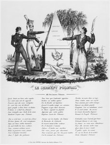 ポーランドの誓い、ポーランドのランサーの歌、1830年頃 作： French School