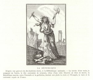 共和国、フランス革命 作： French School