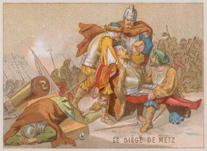 イタリア戦争におけるメスの包囲 作： French School