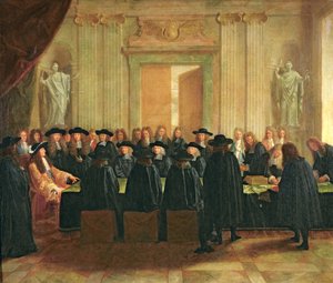 1672年、1672年に国会議員および控訴裁判所の前にルイ14世（1638-1715）によって開催されたシール