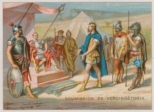 シーザーへのVercingetorixの提出 作： French School